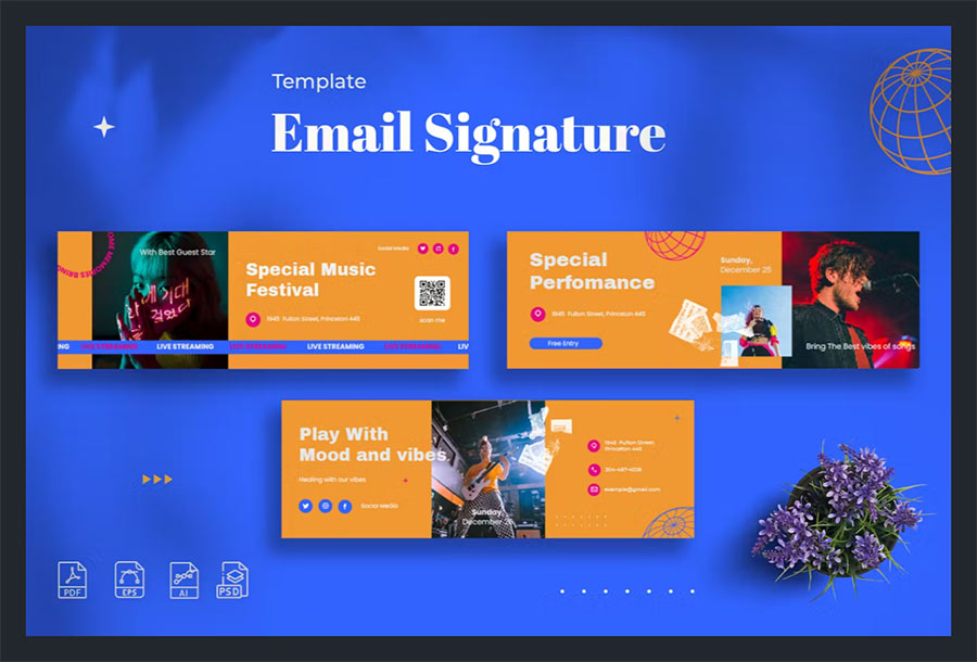 Email signature templates for Gmail