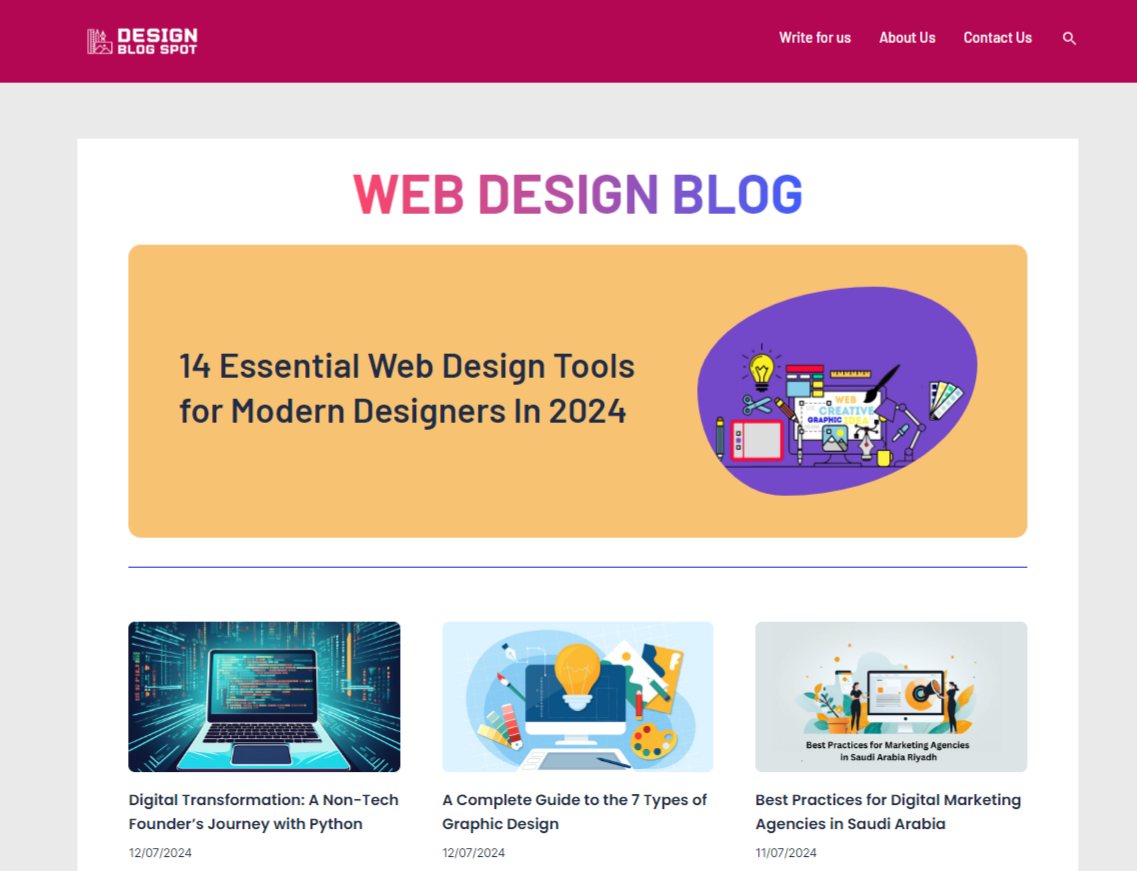 web design blog topics